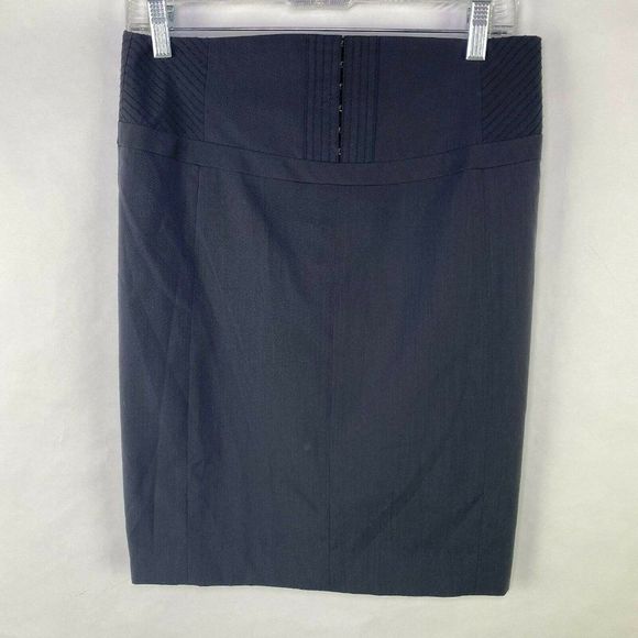 Express Studio Design Black Pencil Skirt Leopard P - Picture 1 of 4